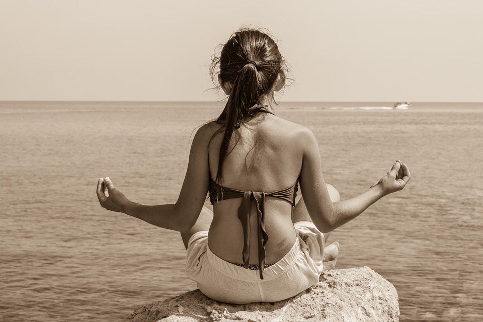 Girl meditation