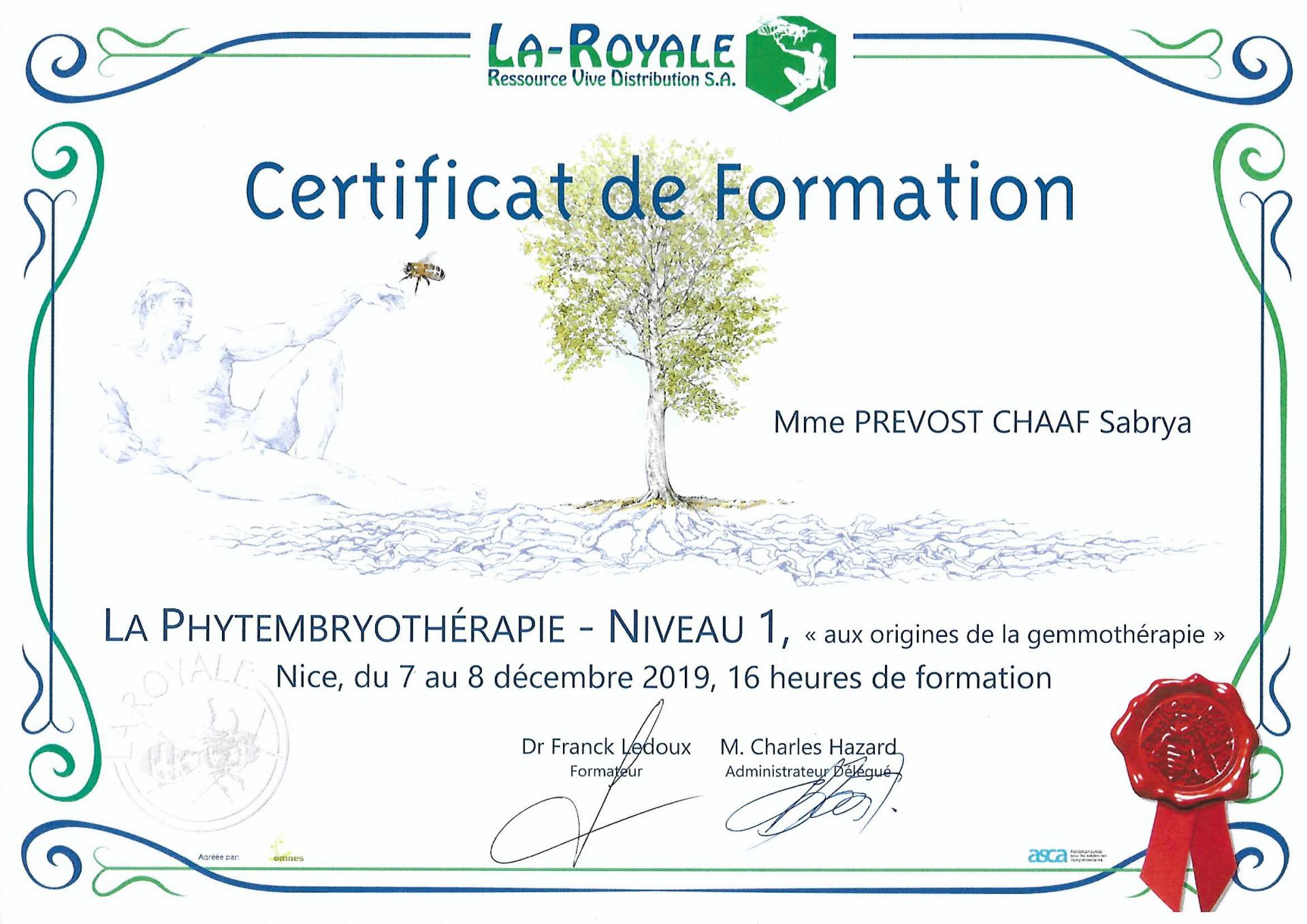 Certificat de formation en phytoembryotherapie 1 sabrya chaaf 4