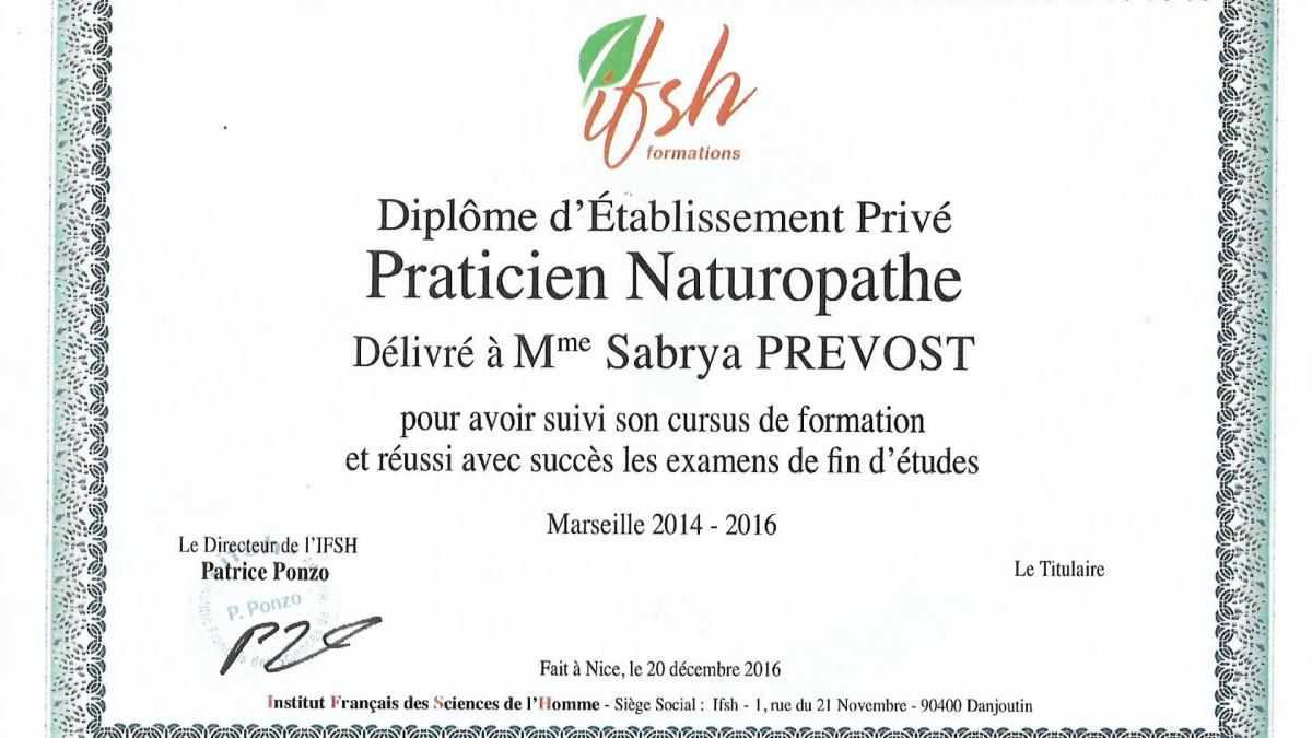 Praticien Naturopathe