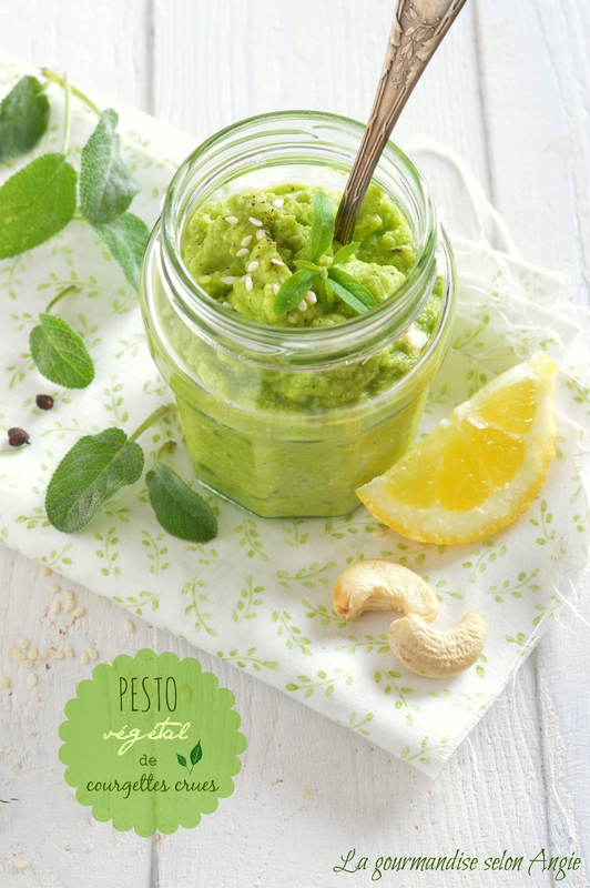 Pesto courgette