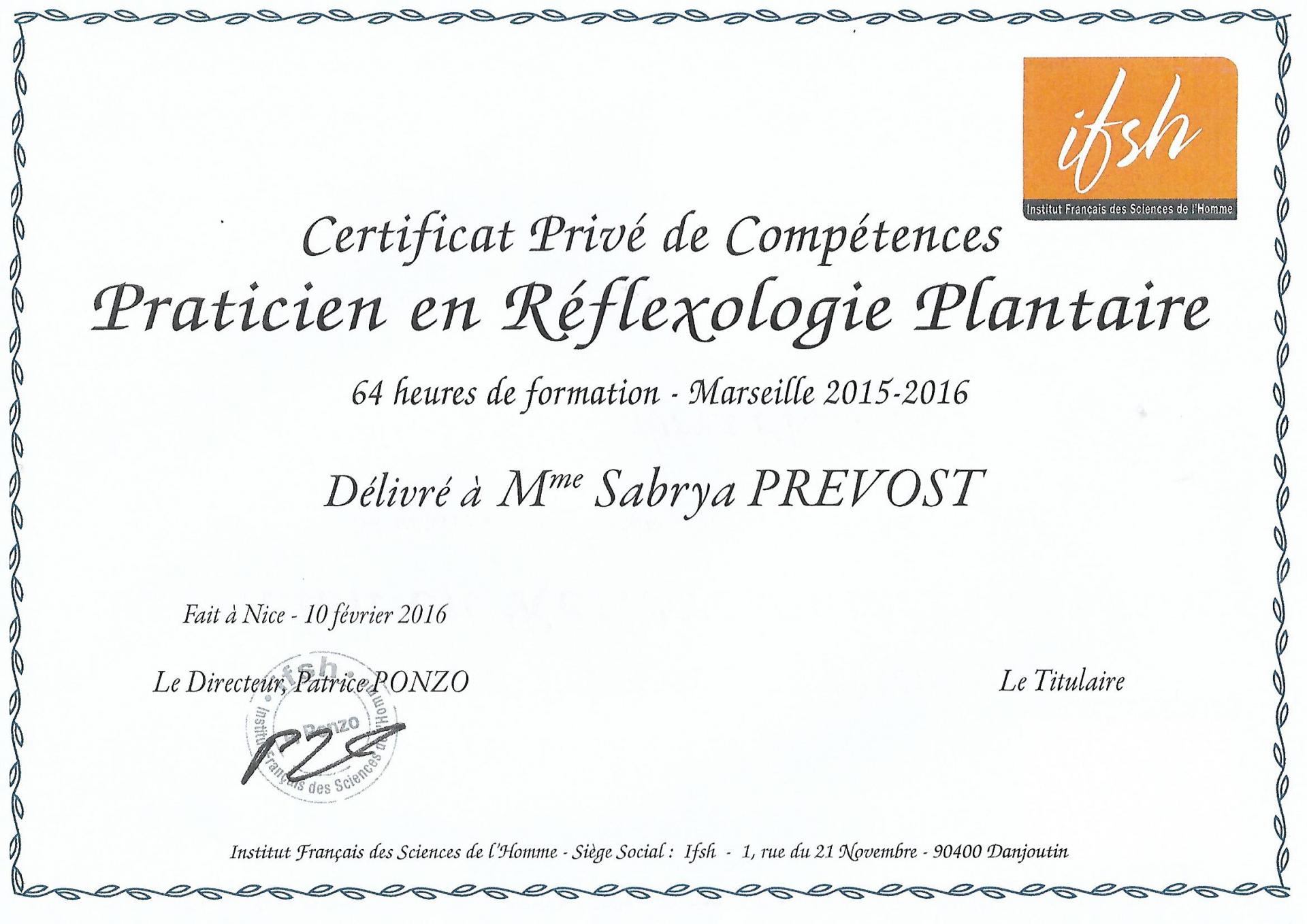 Réflexologie Plantaire